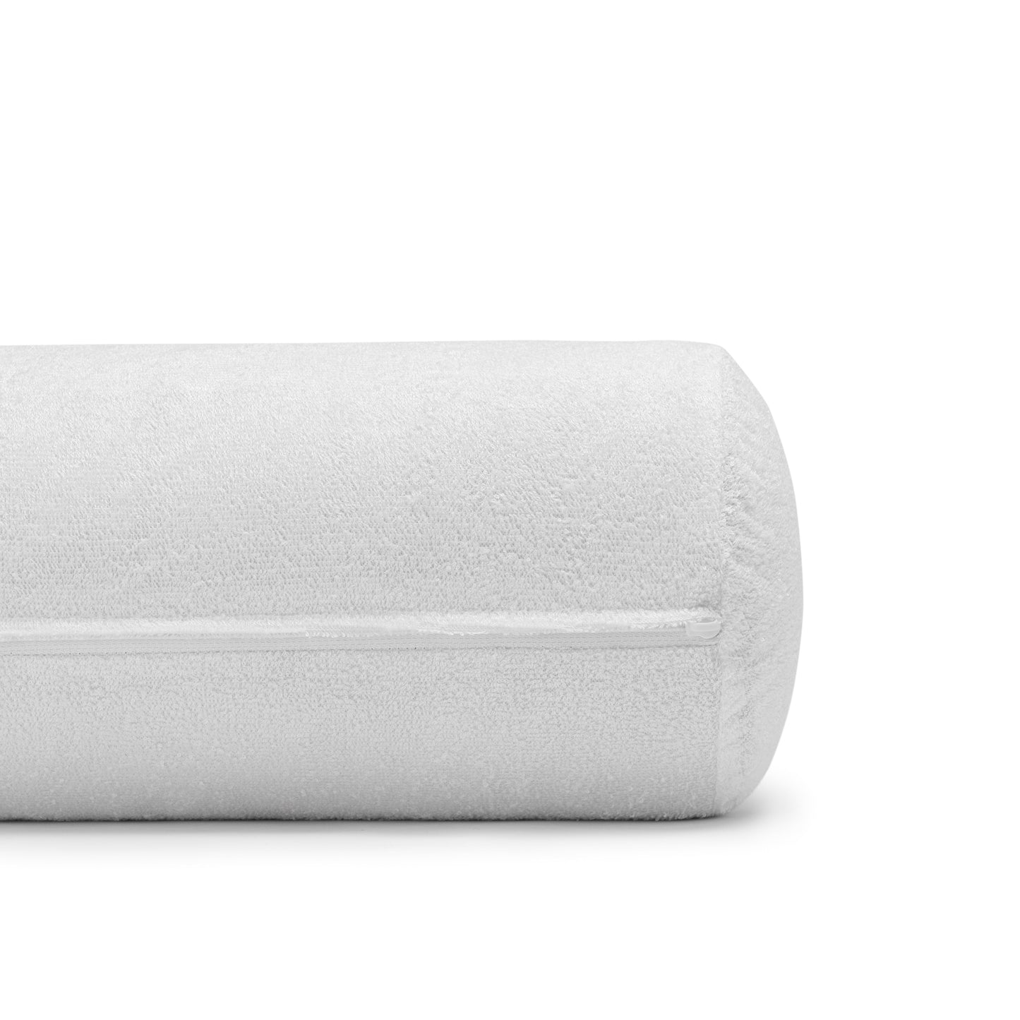 Bamboo pillow protector for neck roll pillow