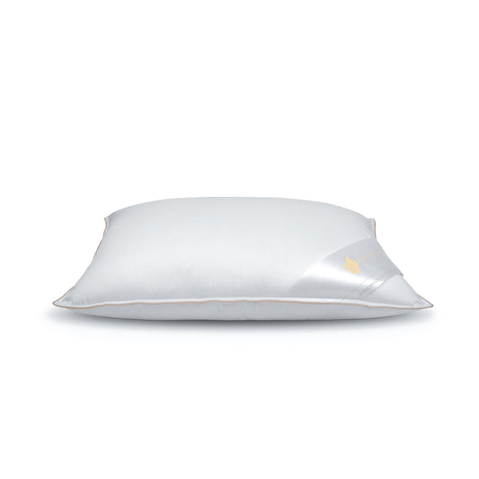 Hungarian goose down pillow single sized, white