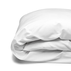 Comforter in sateen duvet cover